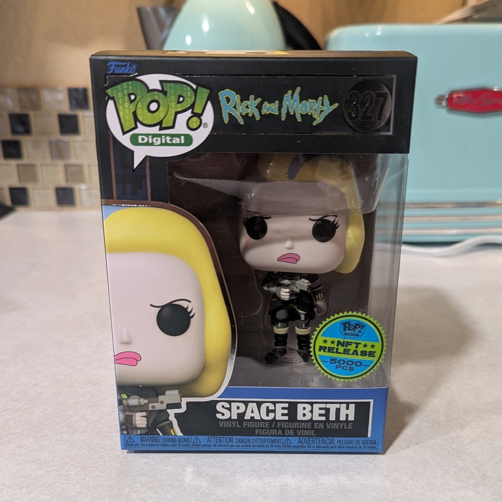 Funko Pop! Digital - Space Beth #327 Rick and Morty NFT
